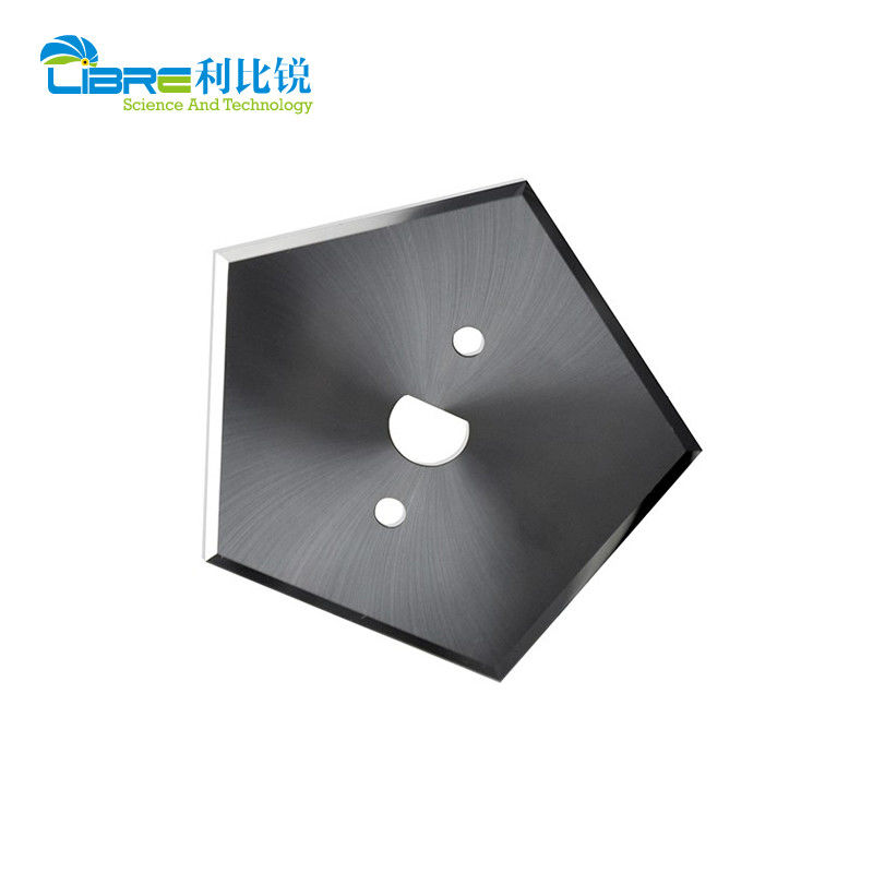 Couteau pentagonal 40,9 mm HRA89 Lames de fente industrielles pour la machine de fabrication de sacs de ciment