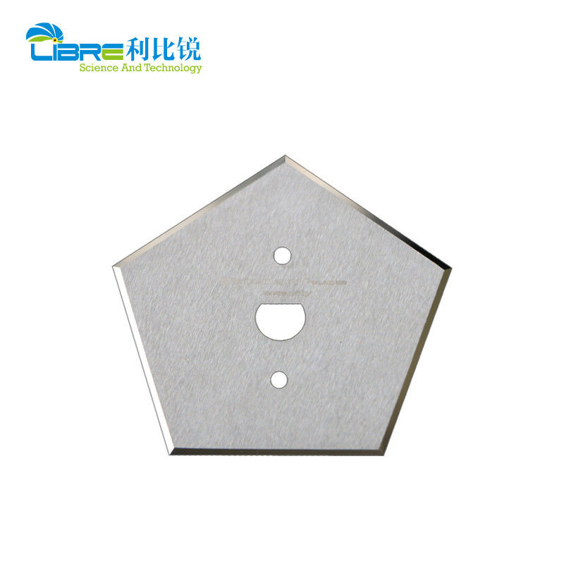 Couteau pentagonal de carbure de tungstène de 0,53 mm à double face à 5 bords de coupe industriels